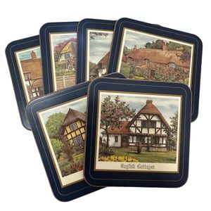 English Cottage Coasters (6)